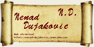 Nenad Dujaković vizit kartica
